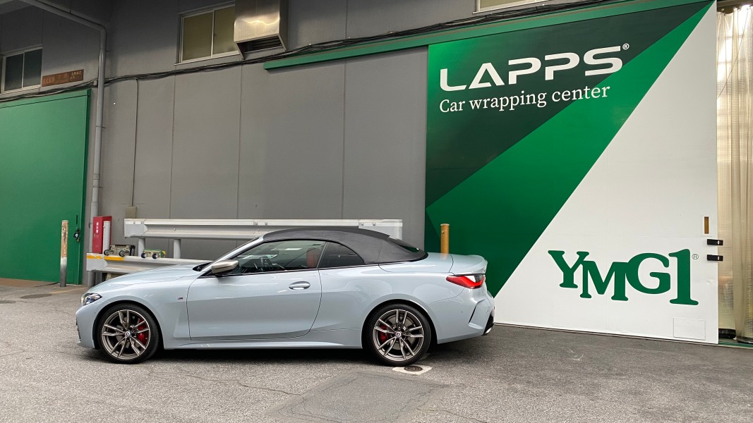 BMW M440i カブリオレフルラッピング画像