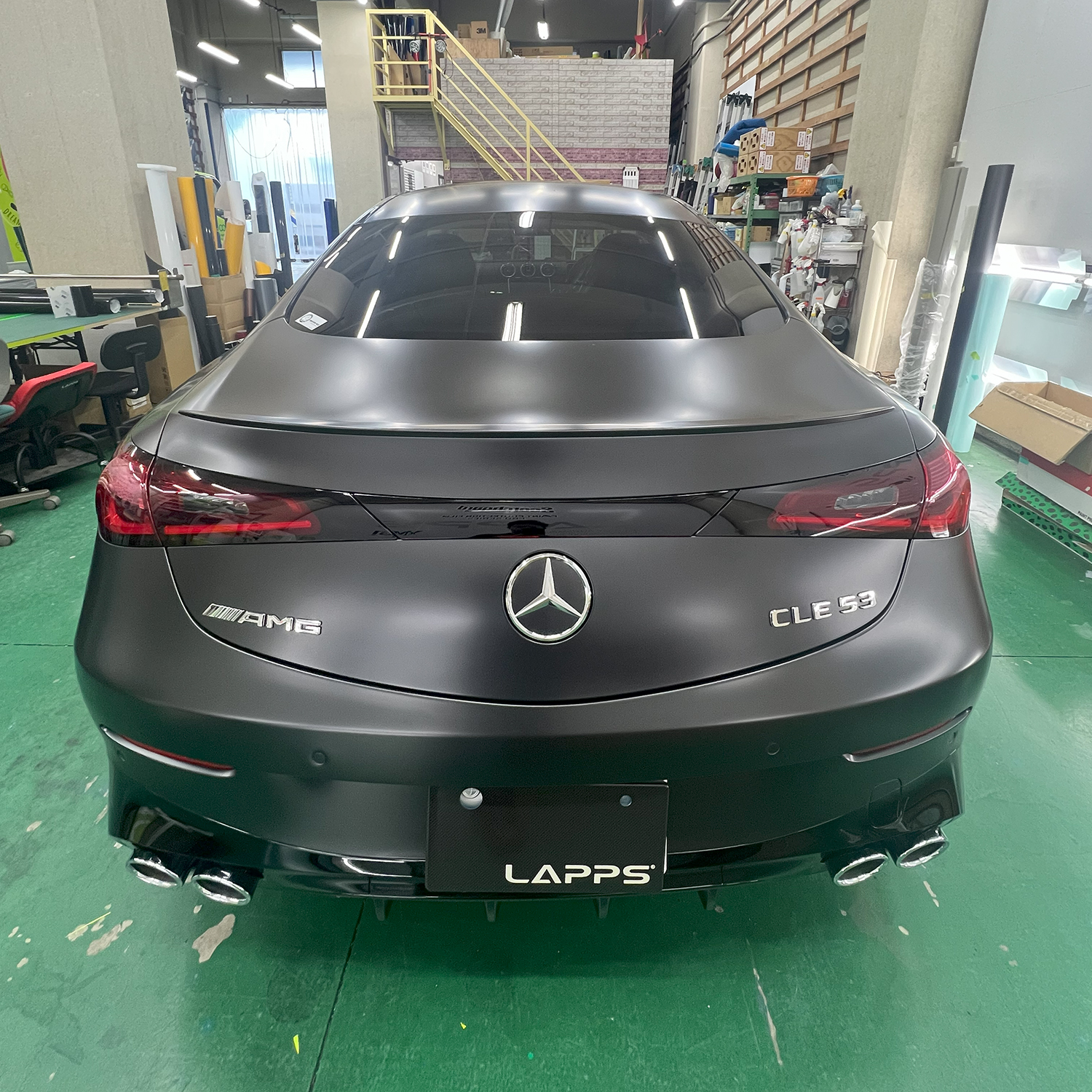 メルセデスAMG CLE53クーペ リアディフューザーラッピング