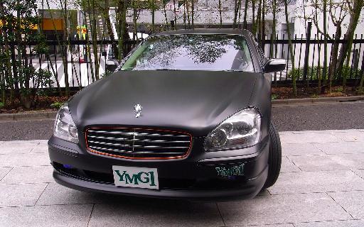 マットブラック 日産シーマ Wraps カーラッピング 東京 車ラッピングのlapps