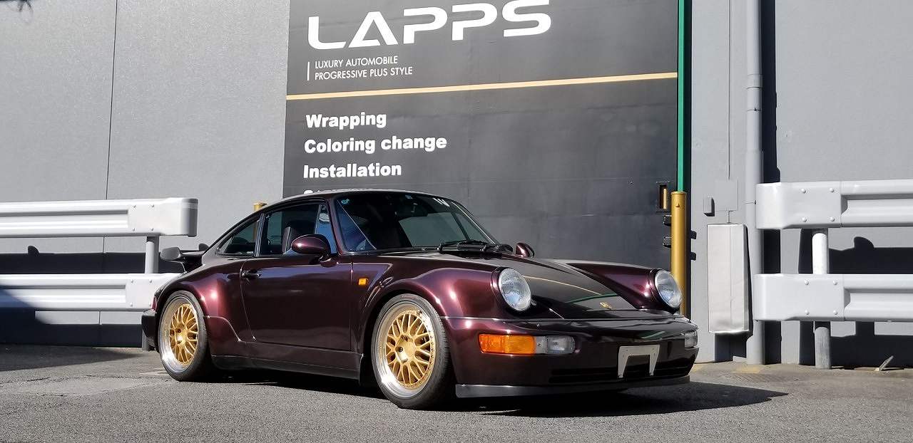 ラッピング・包装 ALEX カーラッピング ポルシェ 911（964）ターボ フル