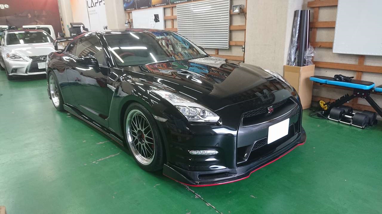 カーラッピング 日産 Gtr パートラッピング Lapps カーラッピング 東京 車ラッピングのlapps